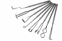 Комплект массажных логопедических зондов на толстых ручках с накаткой (по Новиковой Е.В.). Основной комплект из 8-ми зондов - «globural.ru» - Архангельск