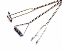 Комплект массажных логопедических зондов "Универсальный" на витых ручках с колечком (3 штуки) - «globural.ru» - Архангельск