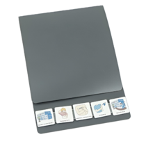 Коммуникативная книга с карточками PECS/ПЭКС (Большая, цвет серый) - «globural.ru» - Архангельск