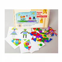 Игровой набор Фребеля "Конструктор плоскостной-4" (Серия "Эксперимент") - «globural.ru» - Архангельск