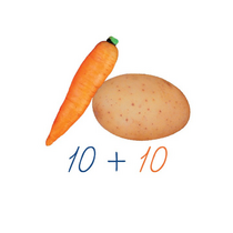 Счетный материал на магнитах "Овощи". - «globural.ru» - Архангельск