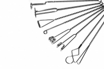 Комплект массажных логопедических зондов с витыми ручками мини Новикова Е.В. (8 штук) - «globural.ru» - Архангельск