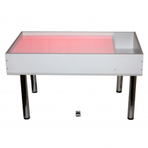 Световой столик для рисования песком напольный "Мультиколор" с кармашком для песка - «globural.ru» - Архангельск