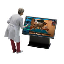 Виртуальный учебный комплекс «Процедурный тренажер ветеринарного врача». Комплектация интерактивный стол - «globural.ru» - Архангельск