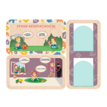 Информационный стенд «Уроки безопасности» 100.5 х 74 см - «globural.ru» - Архангельск