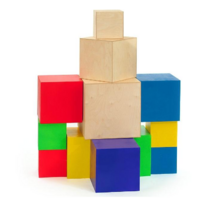 Набор Кубиков 40х40х40  - «globural.ru» - Архангельск