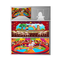 Стенд для сюжетно-ролевых игр 2-х сторонний (Цирк, театр) - «globural.ru» - Архангельск
