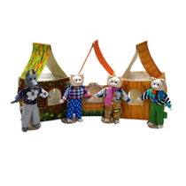 Набор шагающих кукол к сказке "Три поросенка" - «globural.ru» - Архангельск