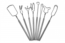 Комплект массажно-постановочных зондов МиГ на толстых ручках с накаткой Микляевой Ю. В (8 штук) - «globural.ru» - Архангельск