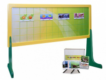 Двухстороннее магнитно-маркерное панно "Подбери пару" с комплектом тематических магнитов - «globural.ru» - Архангельск