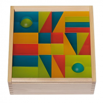 Набор полупрозрачных строительных кубиков 2 (84 элемента) - «globural.ru» - Архангельск