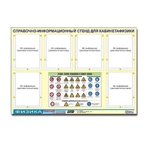 Стенд "Правила техники безопасности в кабинете физики" (80х110, 6 карманов) - «globural.ru» - Архангельск