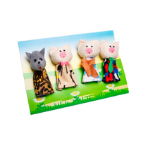 Набор пальчиковых кукол к сказке "Три поросенка" - «globural.ru» - Архангельск