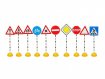 Комплект стоек "Дорожные знаки № 1" - «globural.ru» - Архангельск