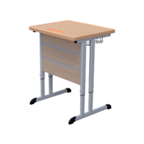 Стол ученический одноместный на плоскоовальной трубе 3-7 гр.р. - «globural.ru» - Архангельск