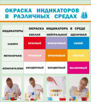 Стенд "Окраска индикаторов в различных средах" - «globural.ru» - Архангельск
