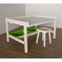 Стол растущий на регулируемых ножках «Снежок №1» - «globural.ru» - Архангельск