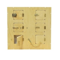 Настенный модyль с 6-ю замочками и задвижками 70 *10 *70 см - «globural.ru» - Архангельск