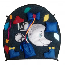 Игровое тактильное панно "Ежик" - «globural.ru» - Архангельск