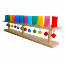 Тактильно-развивающая панель "Разноцветное домино" (настенный модуль, 12 домино) - «globural.ru» - Архангельск