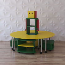 Модульный стеллаж "Весёлый робот" - «globural.ru» - Архангельск