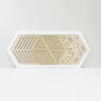 Декоративная тактильная панель - «Рельефные многоугольные формы» - «globural.ru» - Архангельск