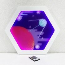 Декоративная тактильная панель с подсветкой - «Спутник» - «globural.ru» - Архангельск