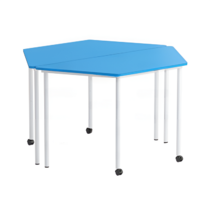 Комплект столов - трапеция (нерегулируемый) на 2 -х колесах - «globural.ru» - Архангельск