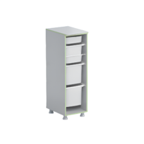 Стеллаж с лотками Робик 001 (серый) - «globural.ru» - Архангельск