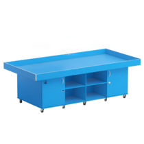 Стол для робототехники с дверками (синий) - «globural.ru» - Архангельск