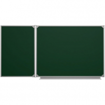 Меловая доска аудиторная двухэлементная магнитная зеленая эмалированная - «globural.ru» - Архангельск