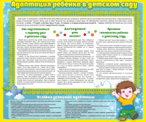 Стенд "Адаптация ребенка в детском саду" - «globural.ru» - Архангельск