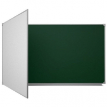 Доска аудиторная двухэлементная магнитная комбинированная полимерная - «globural.ru» - Архангельск