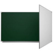 Доска аудиторная двухэлементная магнитная комбинированная эмалированная - «globural.ru» - Архангельск