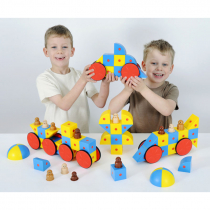 Набор Полидрон Магнитные блоки 3D Супер (комплект на группу, 68 деталей) - «globural.ru» - Архангельск