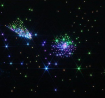 Фиброоптический ковер “Млечный путь” настенный 300 точек 200х100. - «globural.ru» - Архангельск