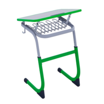 Парта одноместная с полиуретановой кромкой регулируемая по высоте и углом наклона столешницы - «globural.ru» - Архангельск