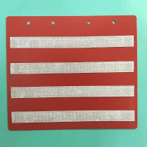 Красный лист-вкладыш в папку ПЕКС БОЛЬШАЯ  для карточек 4*4 см - «globural.ru» - Архангельск