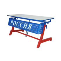 Стол ученический двухместный "Патриот-2п" на газовом лифте (р.гр. № 3-7 и наклоном столешницы ) - «globural.ru» - Архангельск