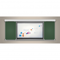 Многофункциональная раздвижная система аудиторных досок 75'' - «globural.ru» - Архангельск