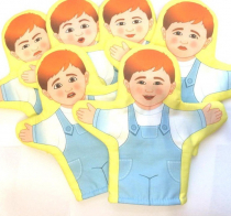 Набор кукол - рукавичек "Эмоции. Мальчики" - «globural.ru» - Архангельск