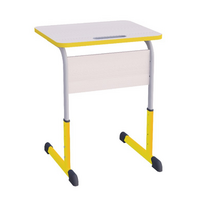 Парта одноместная Smarty Key с полиуретановой кромкой регулируемая по высоте  - «globural.ru» - Архангельск