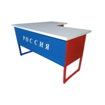Стол преподавателя "Патриот" угловой с выкатной тумбой - «globural.ru» - Архангельск