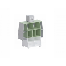 Стеллаж «Робот» (фисташковый/белый/серый) - «globural.ru» - Архангельск