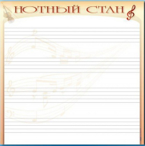 Доска магнитно-маркерная "Нотный стан" - «globural.ru» - Архангельск