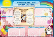 Стенд-уголок "Информация. Наша жизнь" - «globural.ru» - Архангельск