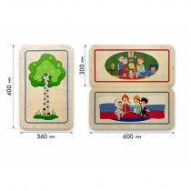 Набор стеновых панелей «Символы России - Традиции» - «globural.ru» - Архангельск