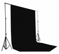 Фотофон для фото и видео 3х6 м Черный - «globural.ru» - Архангельск