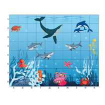 Коврик для логобота Пчелка "Животные морей и океанов" - «globural.ru» - Архангельск