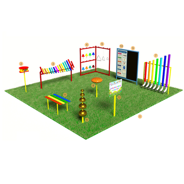 Музыкальная площадка (комплект Оптима без ограждения) - «globural.ru» - Архангельск